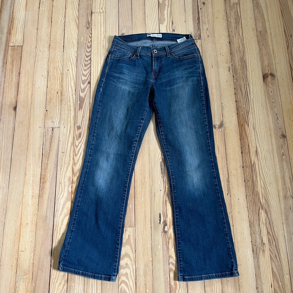 Levis 529 Curvy Bootcut Jeans Medium Wash Blue Denim Casual Comfort W29‎ L32 8M